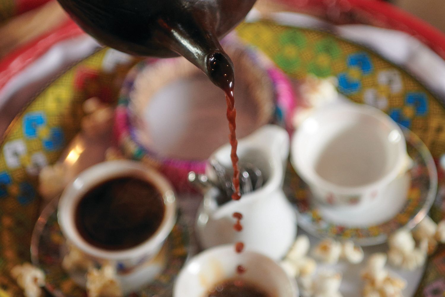 Taza para beber café etíope